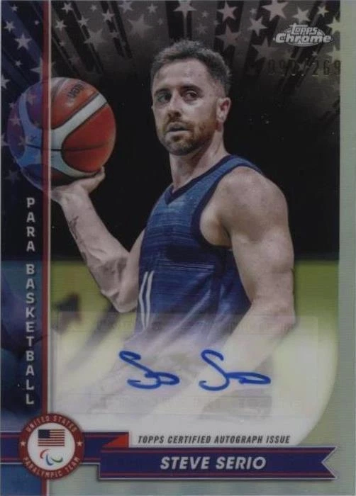 2024 Topps Chrome U.S. Olympic & Paralympic Team and Hopefuls - Steve Serio #AU-SS