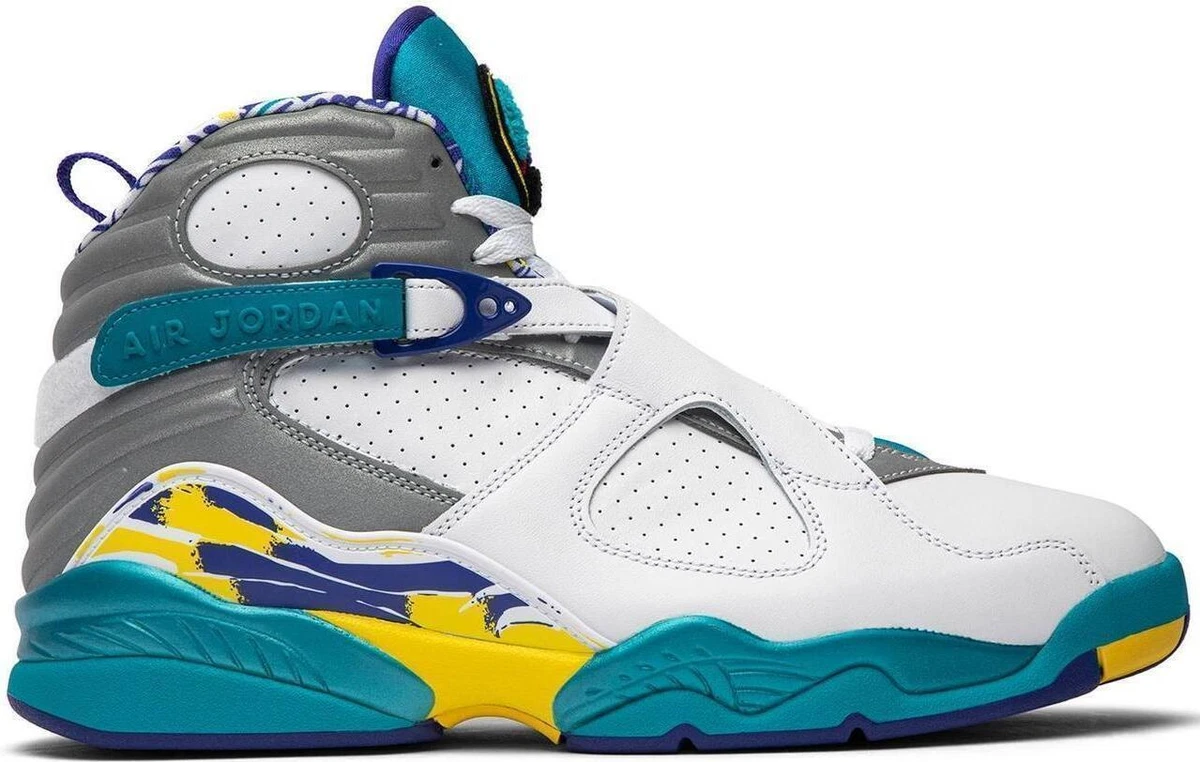 NIKE Airjordan８ Jordan 8 Retro White Aqua 2019 W for sale | eBay