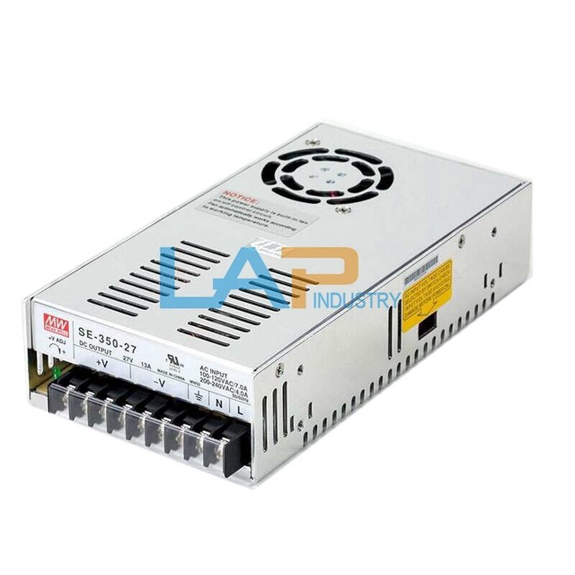 Alimentatore Switching MEAN WELL SE-350-27 Professionale 27V 13A Nuovo