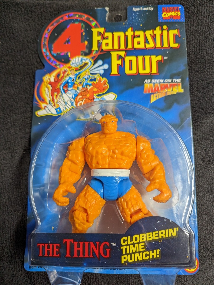 Fantastic Four: The Thing with Clobberin Time Punch Toy Biz