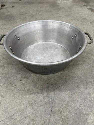 VINTAGE WEAR-EVER NSF LARGE HUGE HEAVY BIG BASIN PAN POT #4526 20.5X7.5 9 LBS