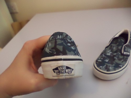 new Vans shark slip on skate shoes trainers boys size uk 13 kids - Picture 5 of 6