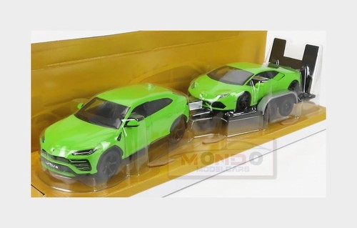 1:24 MAISTO Lamborghini Urus 2018 With Huracan Lp640-4 2017 + Trailer MI32753G M - 第 1/2 張圖片