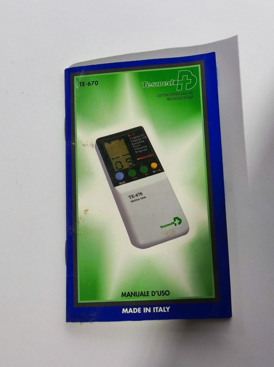 Electrostimulateur Tesmed TE-670 – Occasion – Testé Et Fonctionne