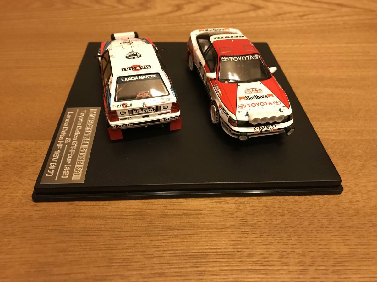 hpi 1/43 Lancia Delta HF Integrale 16V & Toyota Celica GT