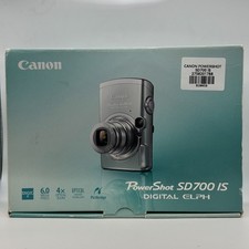 Canon PowerShot SD700 IS Digital Camera COMPLETE W/MANUALS & CABLES