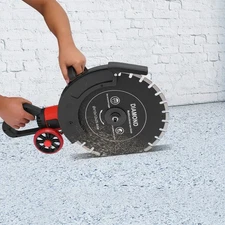 Circular Concrete Cutter Saw Electric Concrete Cutting Saw w/Saw Blade 4000W