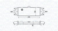 Magneti Marelli LadeluftküHler 351319204010 Passend FüR Iveco