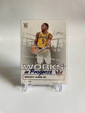 2024-25 Panini Court Kings Bronny James Jr RC Works in Progress #10 LA Lakers