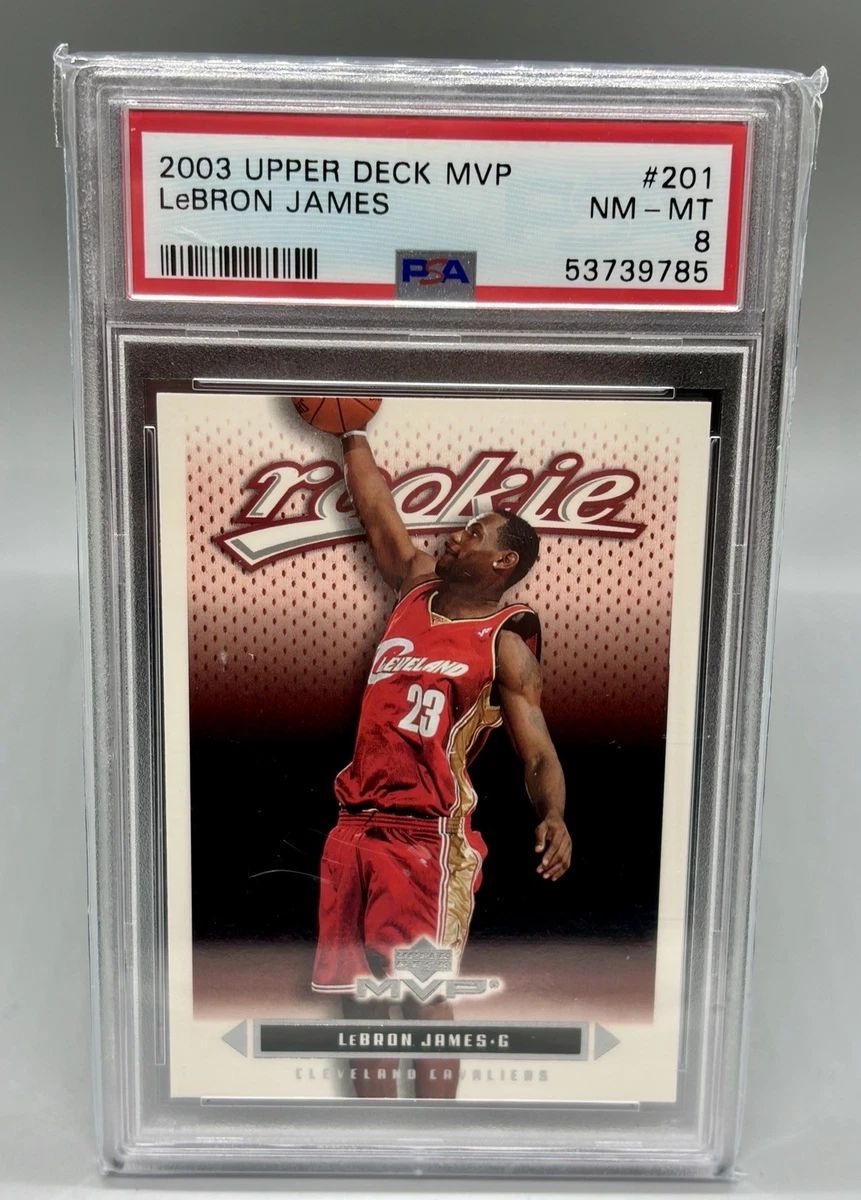 LeBron James Basketball Grade 8 Rookie Sports Trading Cards