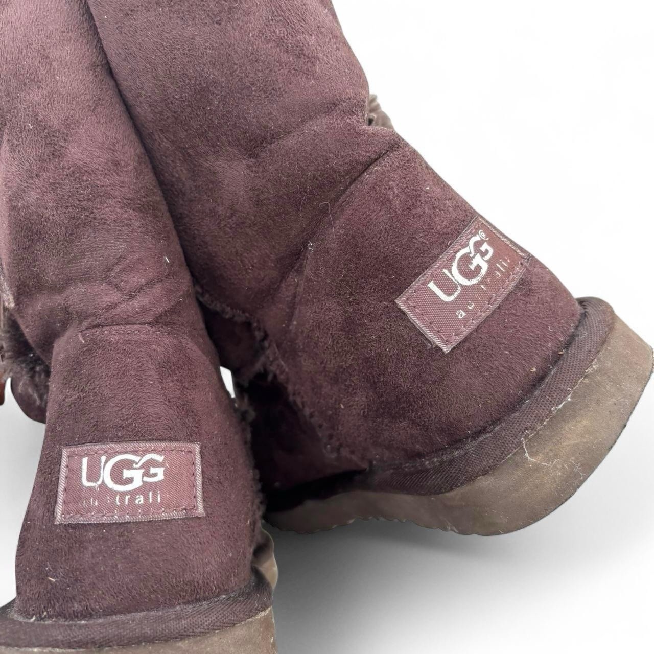 Ugg Bailey Button Brown Warm Winter Shearling Boo… - image 3