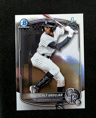 2025 Bowman #BCP-20 Ashly Andujar 1st Chrome Prospects Rockies