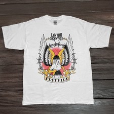 Lynyrd Skynyrd Freebird Flash Unisex White Cotton T-shirt S-5XL