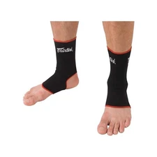 Fairtex Ankle Supports, Black/Red, MMA Support Gear