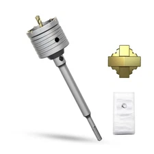 2-3/4" Concrete Hole Saw,70mm Masonry Hole Saw, with 220mm SDS Plus Shank Con...