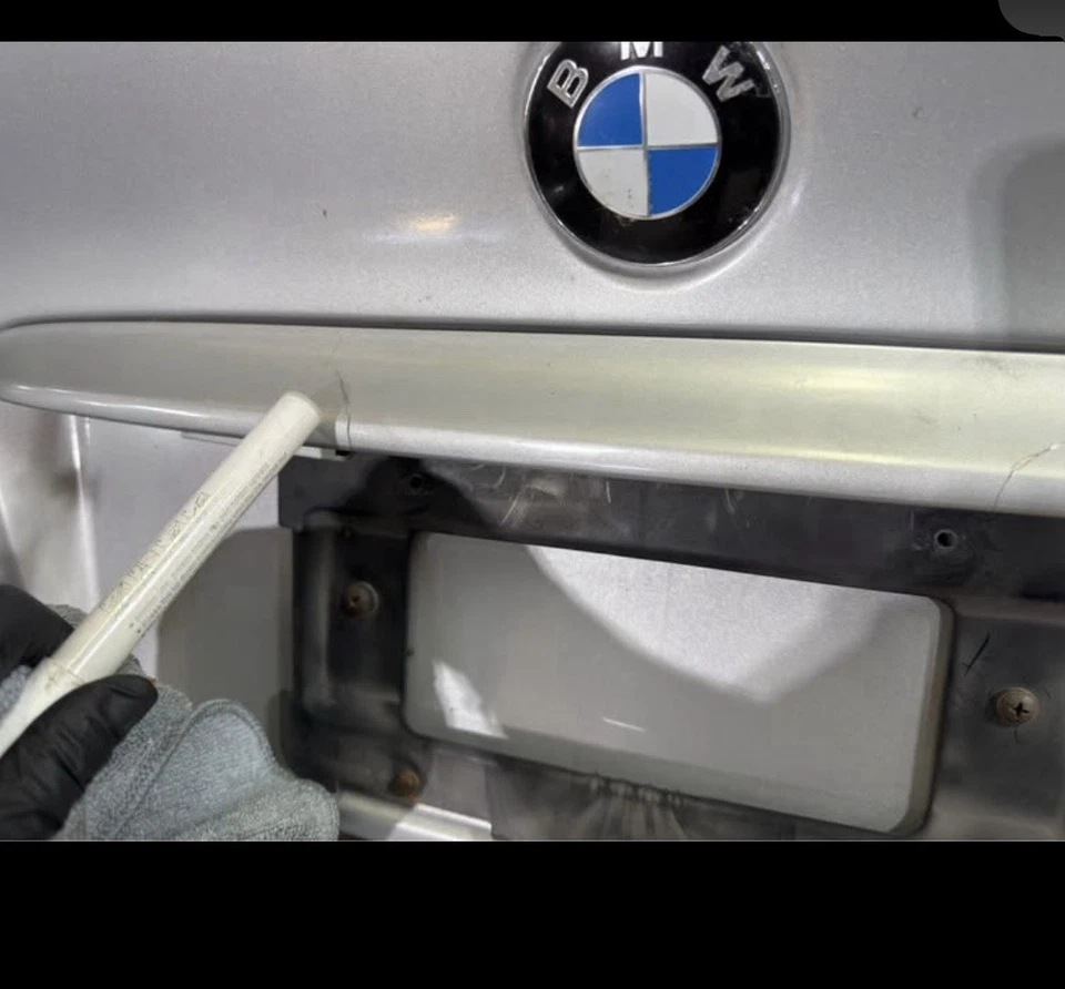 00-06 BMW E46 325Ci 330Ci CUPÉ TAPA MALETERO CUBIERTA CARCASA Metálico Plateado Foto 4 de 4