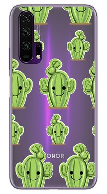 Gel Transparente Hülle Für Huawei Honor 20 Pro Cactus Design Zeichnungen