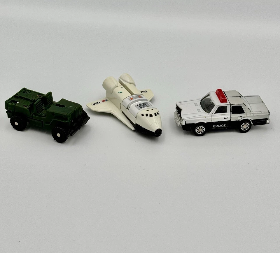 Vintage GoBots Tonka Bandai Geeper Creeper, Spay-c Mr-14, Mr-13 Police Car - Image 2 of 4