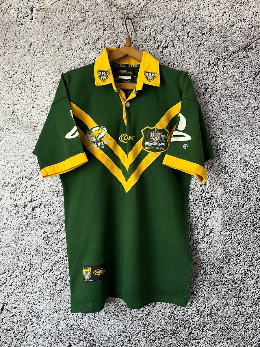 【レア】Australia rugby kangaroosラガーシャツ Vintage Australia Rugby League Kangaroos Jersey Classic