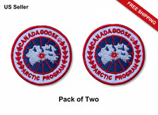 NEW X2 Canada Goose -Arctic Program Replacement Patch U.S.A. Stocked iron on