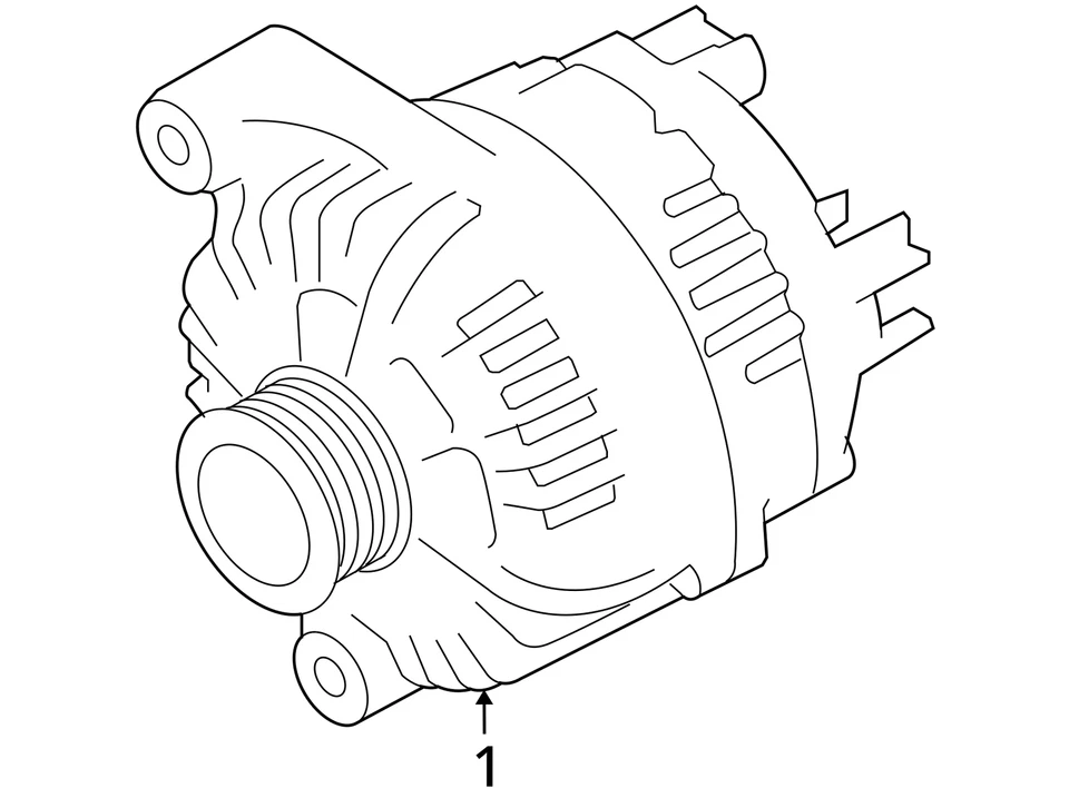 Alternator 180 Amp Is Fits 07-13 BMW 335i 2061887 - Image 4 of 4