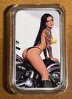 Bullion Baddies 1 oz Silver Bar .999 Series 10 Rina Rebel Backshot 1 Of 50