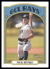 2021 Topps Heritage Minor League Nick Bitsko GCL Rays #147