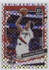2023-24 Panini Donruss Optic Checkerboard Prizm Anfernee Simons #153 0nr3