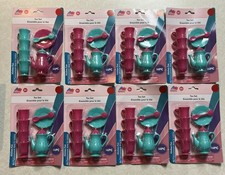 Lot of 8 Just Pretending Kitchen Fun 14 Piece Tea Set for Kids 3