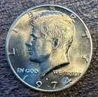1974 D Kennedy Half Dollar Clad BU Uncirculated US Coin Uncertified