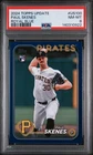 2024 Topps Update Series - Paul Skenes #US100 Royal Blue White uniform (RC)
