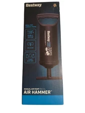 Bestway  Manual Air Pump 850 mL Air Hammer Black 0.85L Air Flow 3 Valves NEW