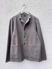 Kapital Napped Heat-Corduroy HOSPITAL Jacket in Grey Men’s size 3 Large