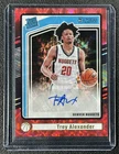 TREY ALEXANDER 2024-25 PANINI DONRUSS #294 RATED ROOKIE AUTO INTERNATIONAL