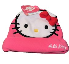 Hello Kitty Adult Beanie Fleece Warm Winter Hat New 30th Anniversary Toboggan