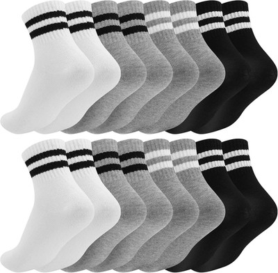 Utensilsto 8 Paar Socken Jungen Kinder Tennissocken Sportsocken Kindersocken Bau
