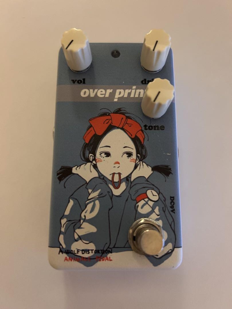 overprint 古塔つみ animals pedal エフェクター Animals Pedalからover printと古塔つみ氏デザインのペダルが発売！