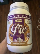FINAFLEX Oatmeal Protein Pie Vegan Protein Drink Mix Original Marshmellow