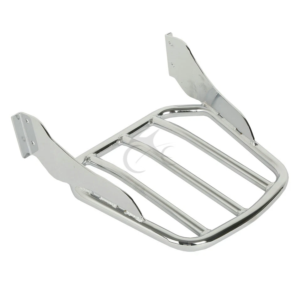 Sissy Bar Sport Luggage Rack For Harley Fat Boy Softail Springer Custom 07-2017 - Image 3 of 4