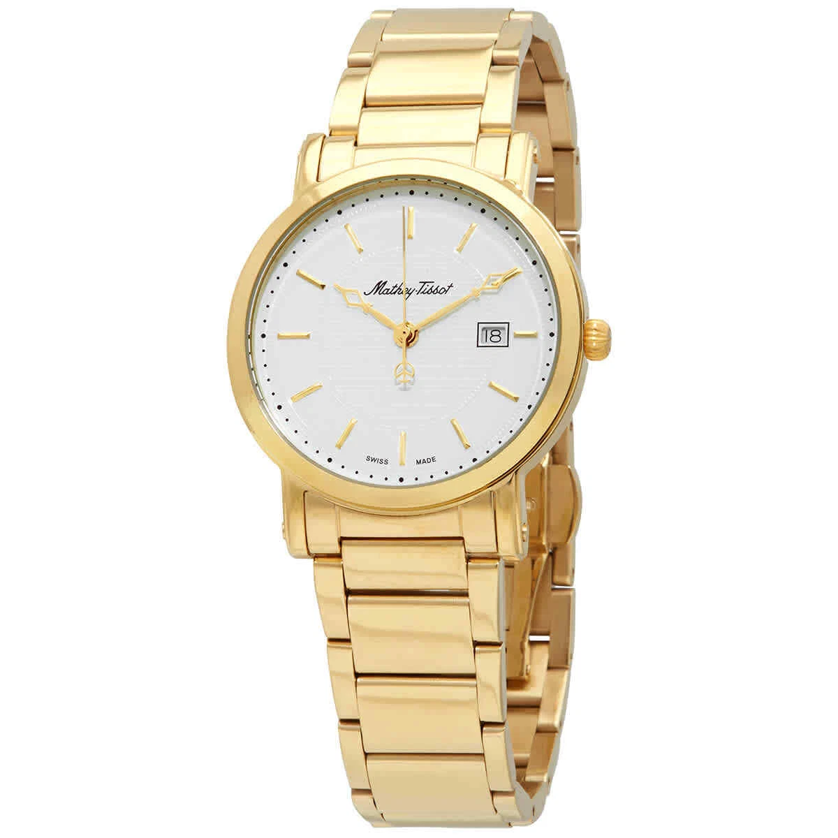 White metal watch for ladies sales