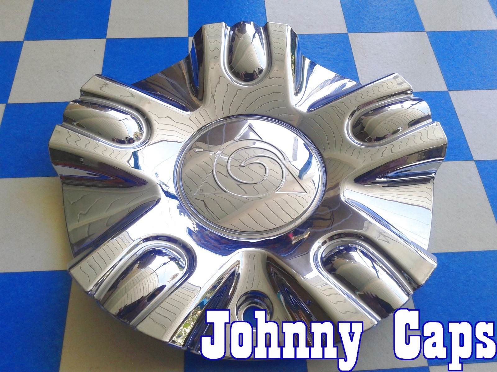 GOLDEN Wheel Chrome Center Caps # C15502-CAP Custom Wheel Center Hub Cap (1)