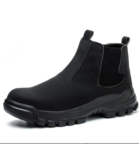 Neu Herren Wasserdicht Arbeitstiefel Schweißerschuhe Stahlkap Sicherheitsschuhe - Bild 1 von 18