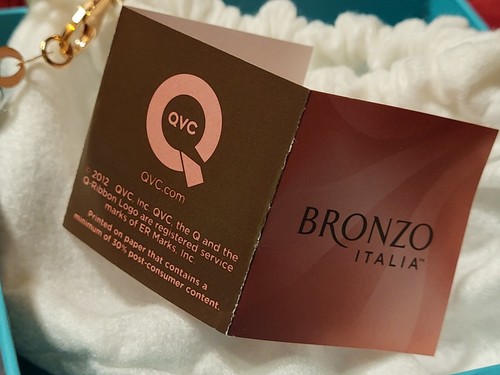 Bronzo New in Box Bronze Milor Italy Circle Link Necklace 18’ Lobster Clasp - Picture 2 of 8