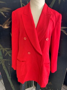 red suit jacket womens