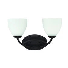 New Park Harbor Rowanty Oil Rub Bronze 2-Light Vanity Light Fixture