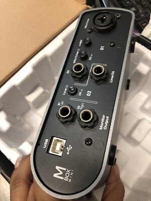 Avid MBox Mini USB Audio Recording Interface 2 In 2 Out | eBay