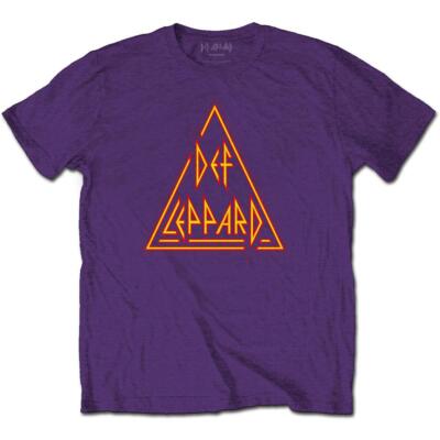 OFFICIAL LICENSED - Def Leppard - Klassisch Dreieck Logo Rock Hysteria