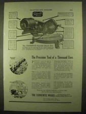 1922 Tannewitz Portable Bench Saw Ad - Thousand Uses