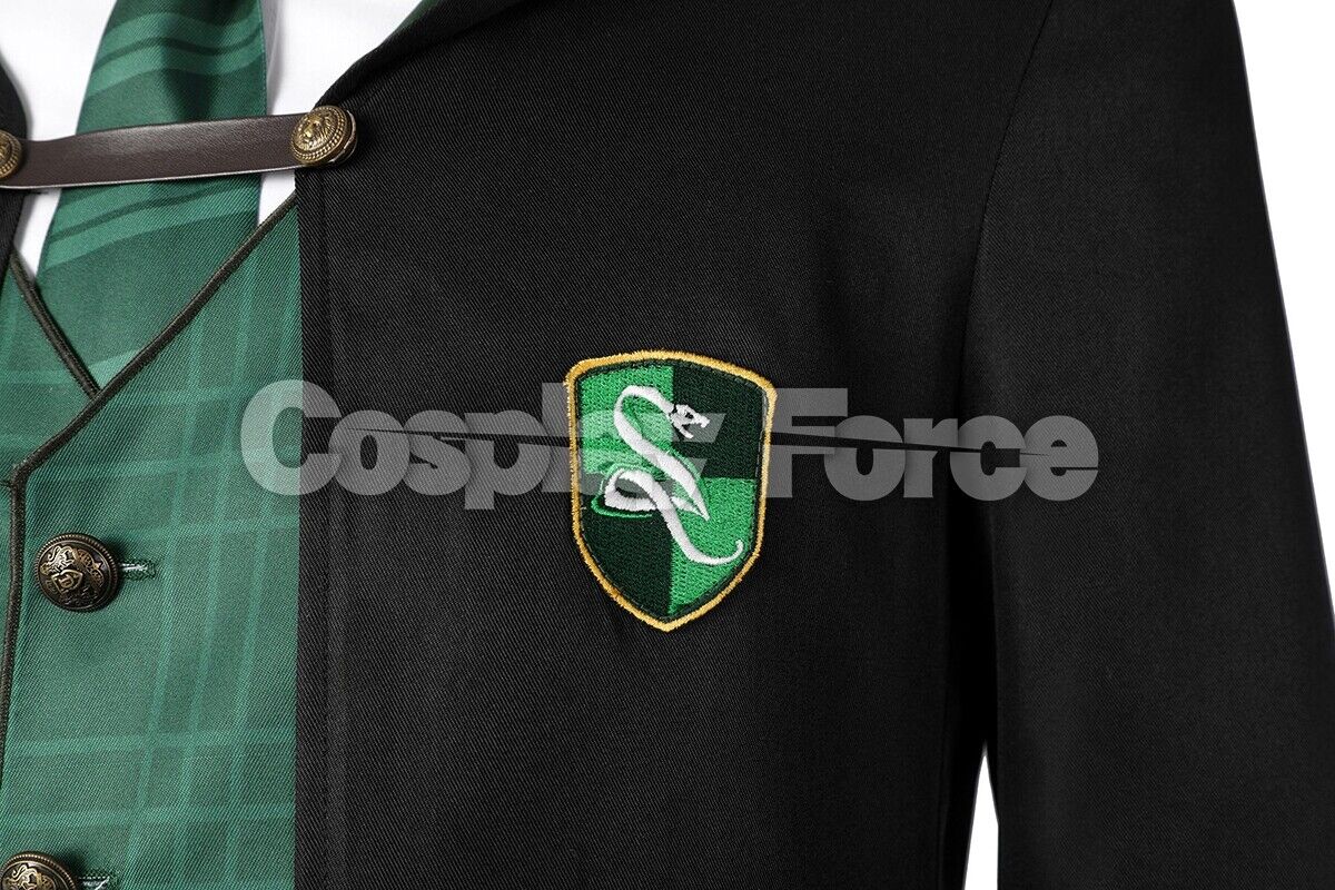 Hogwarts Legacy Male Uniform Slytherin Costume Cosplay Suit Handmade