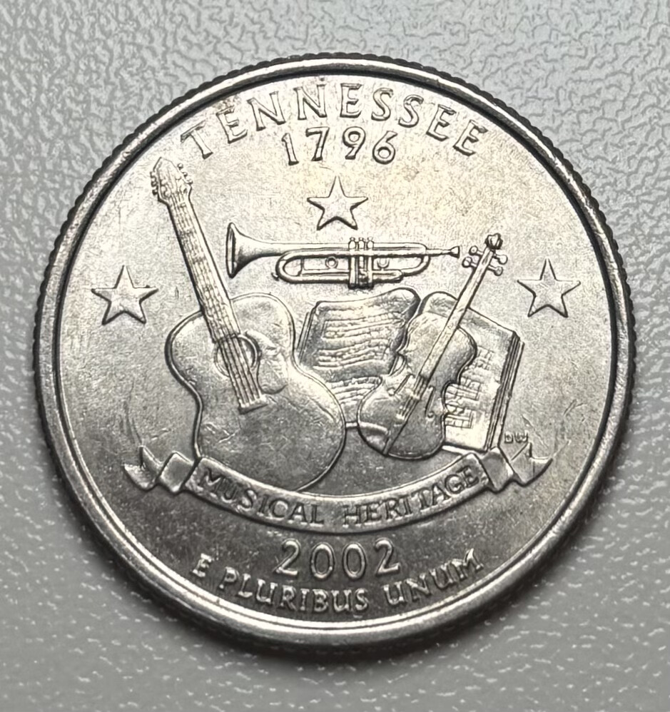 2002-P Tennessee Quarter RARE Mint Error | Circulated Collector